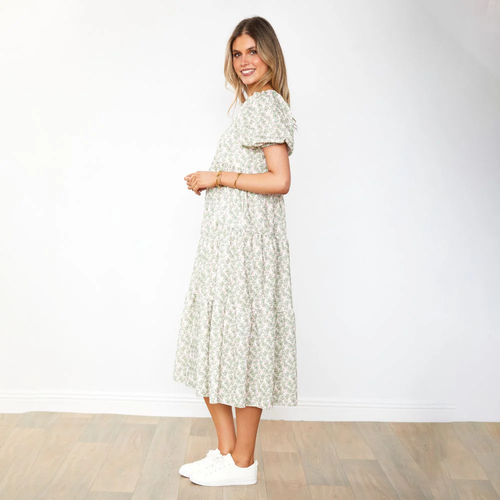 Mabel Dress (Orchid Green) - Image 11
