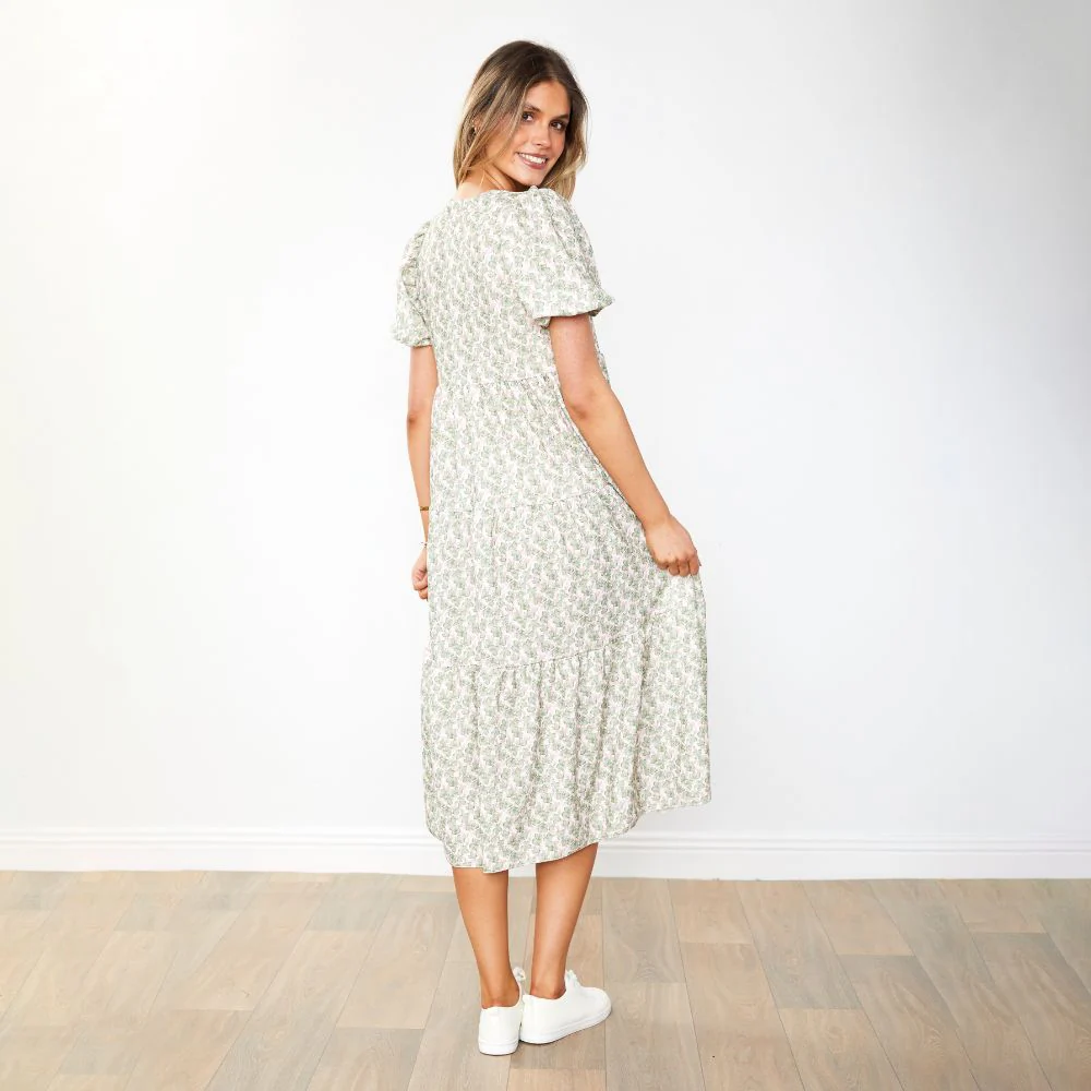 Mabel Dress (Orchid Green) - Image 12