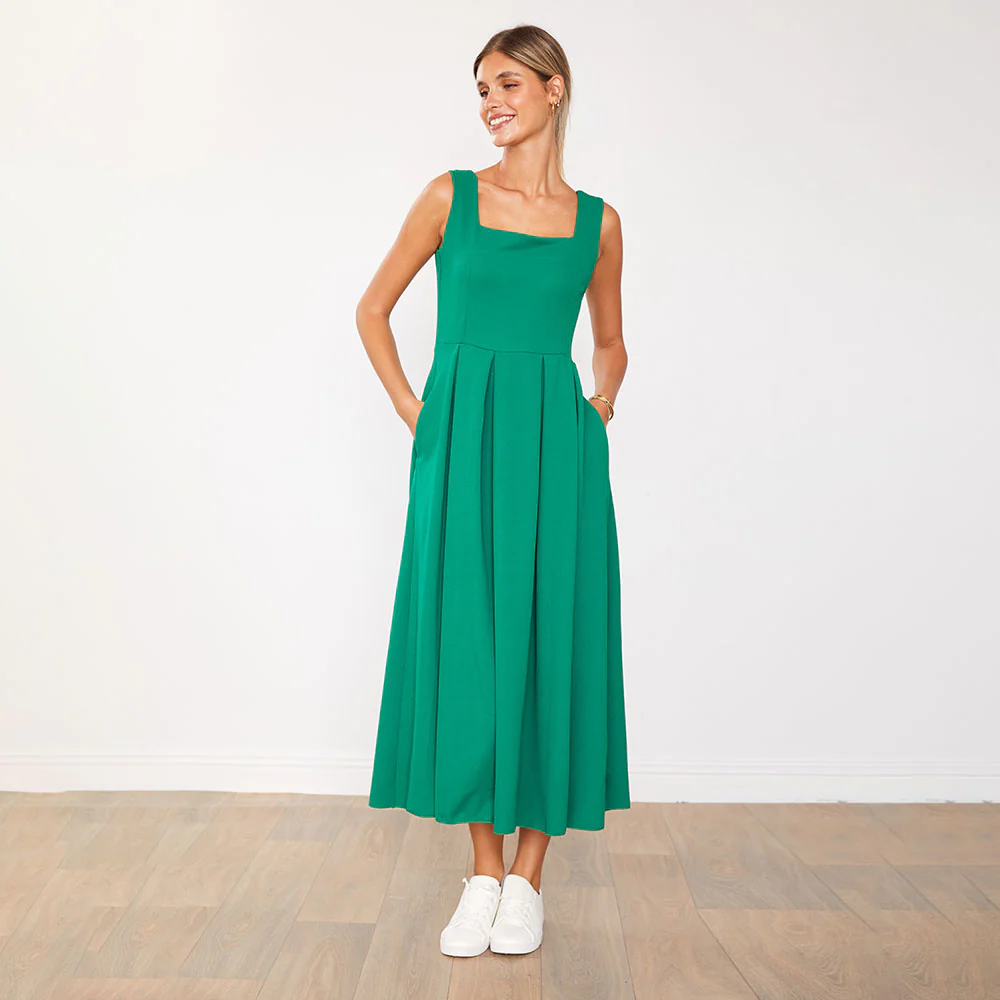 Maddie Dress (Green) - Image 3