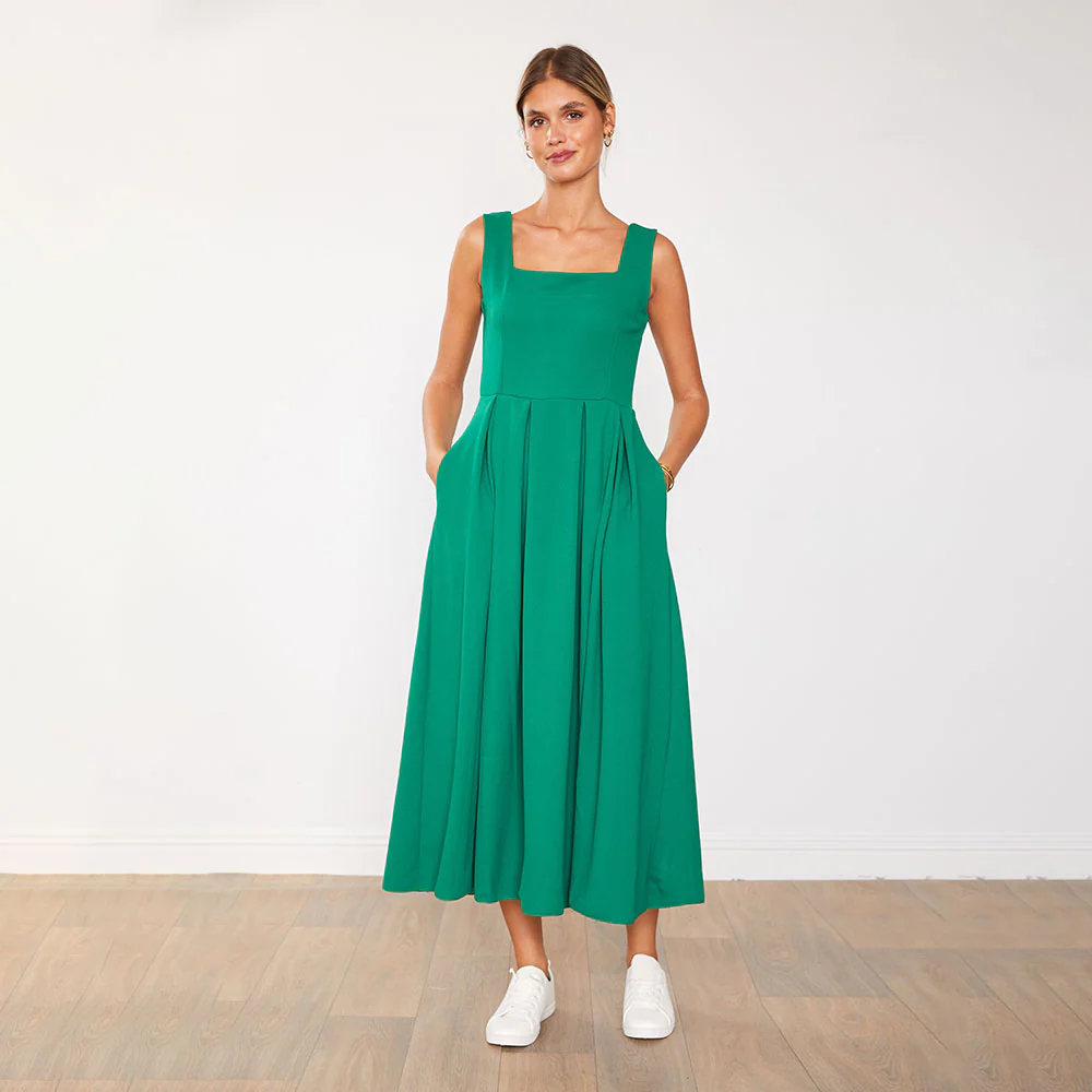Maddie Dress (Green) - Image 4
