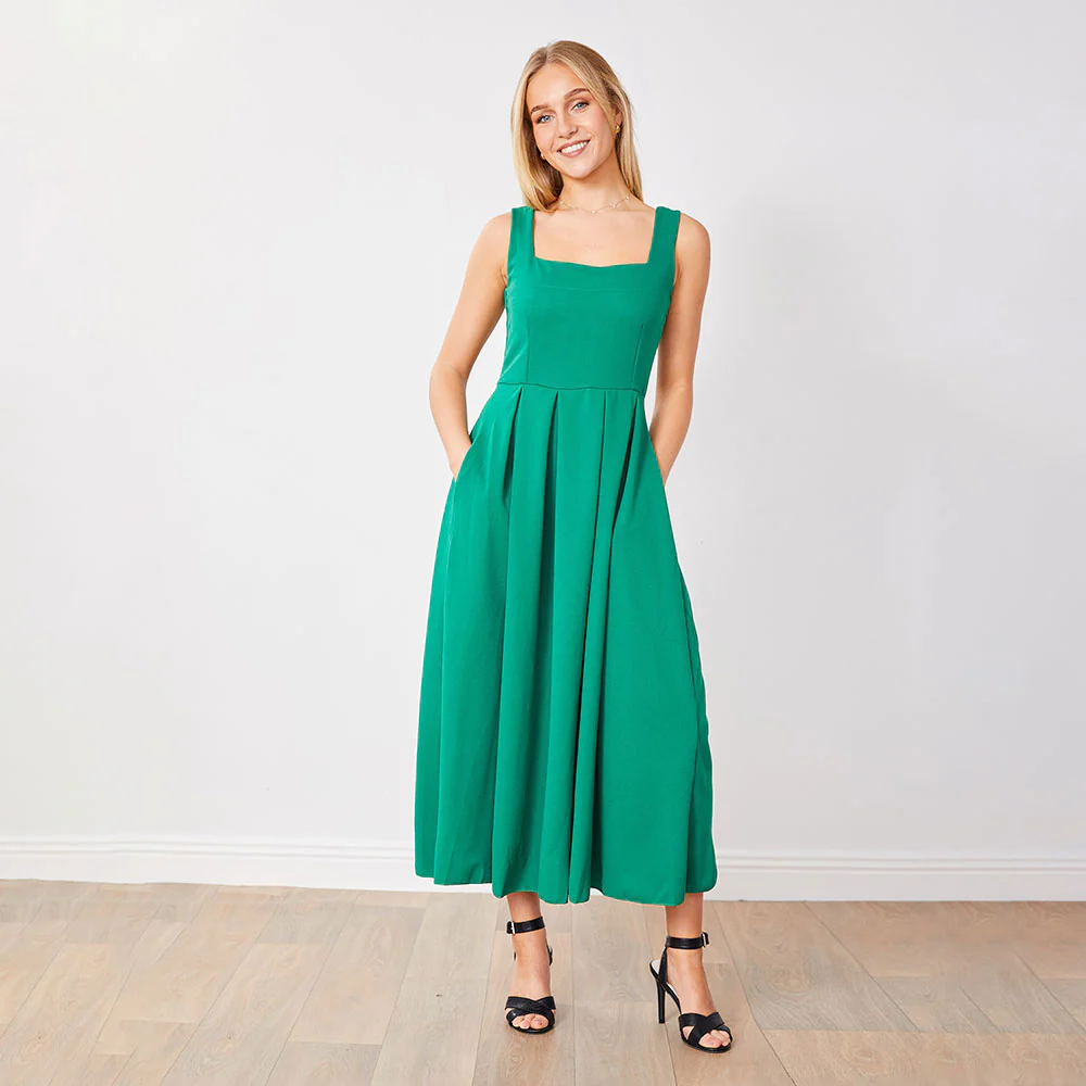 Maddie Dress (Green) - Image 5