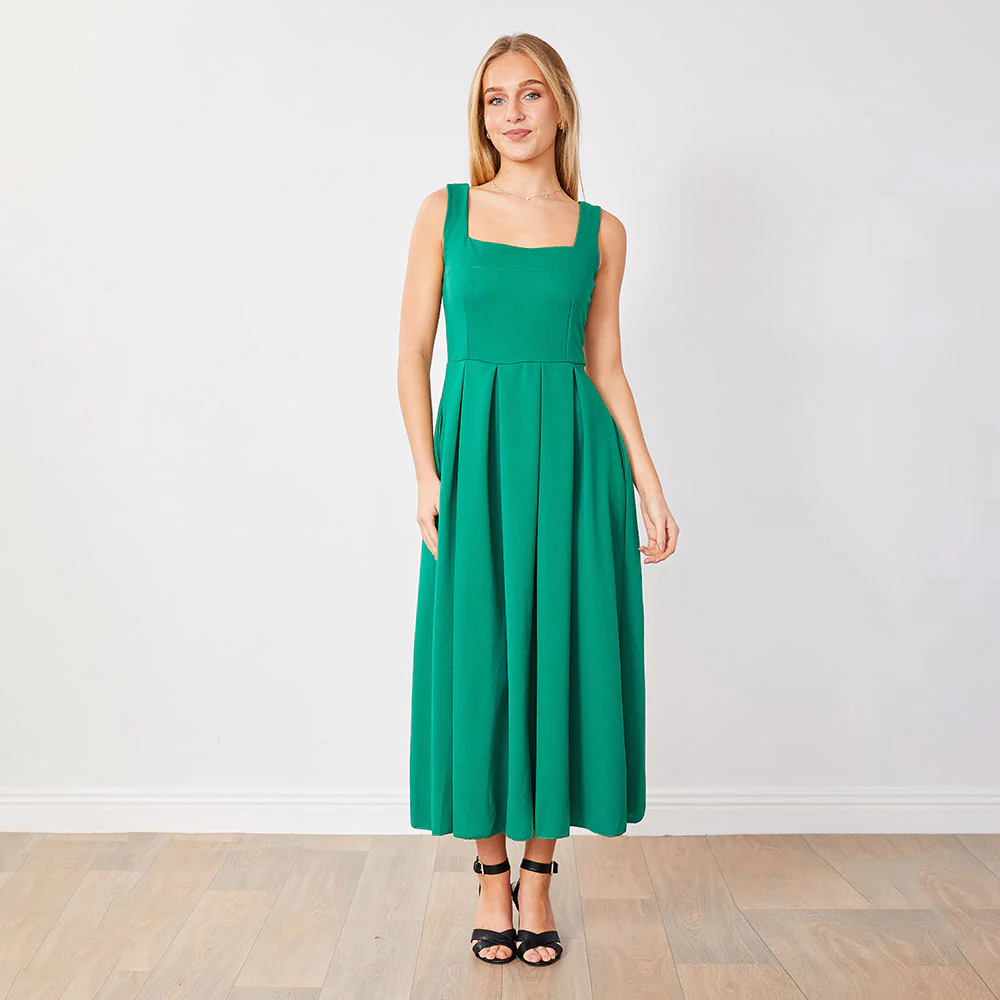 Maddie Dress (Green) - Image 6