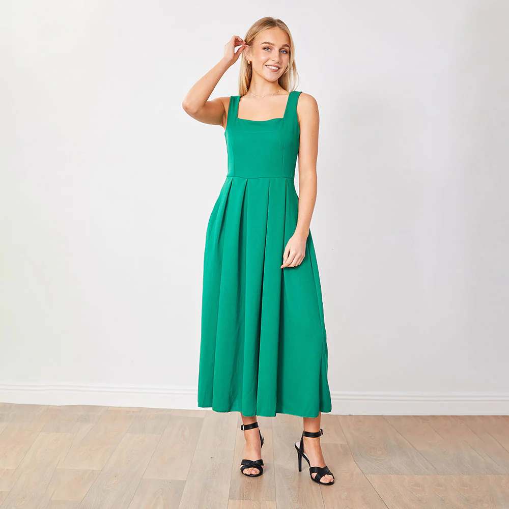 Maddie Dress (Green) - Image 7