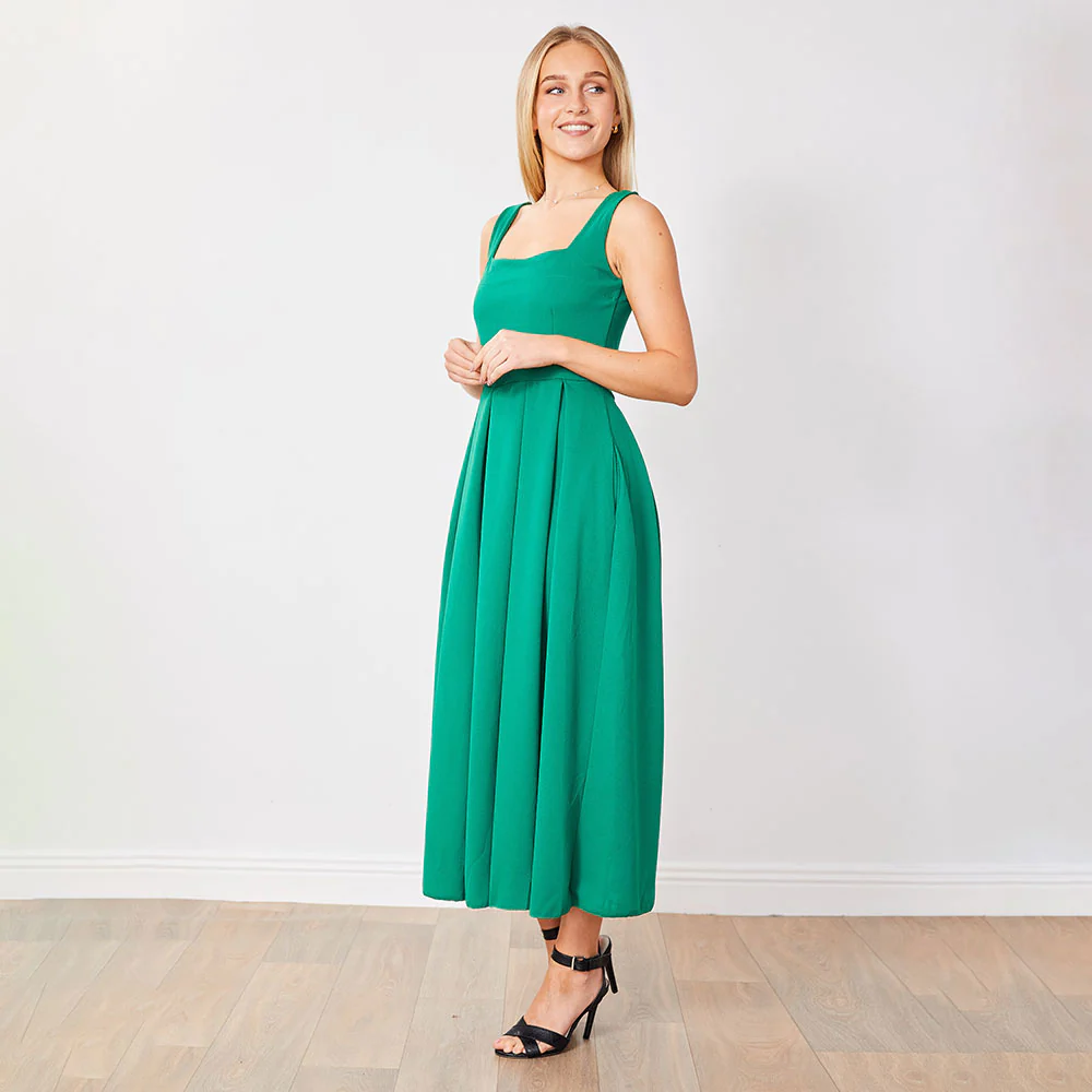 Maddie Dress (Green) - Image 9