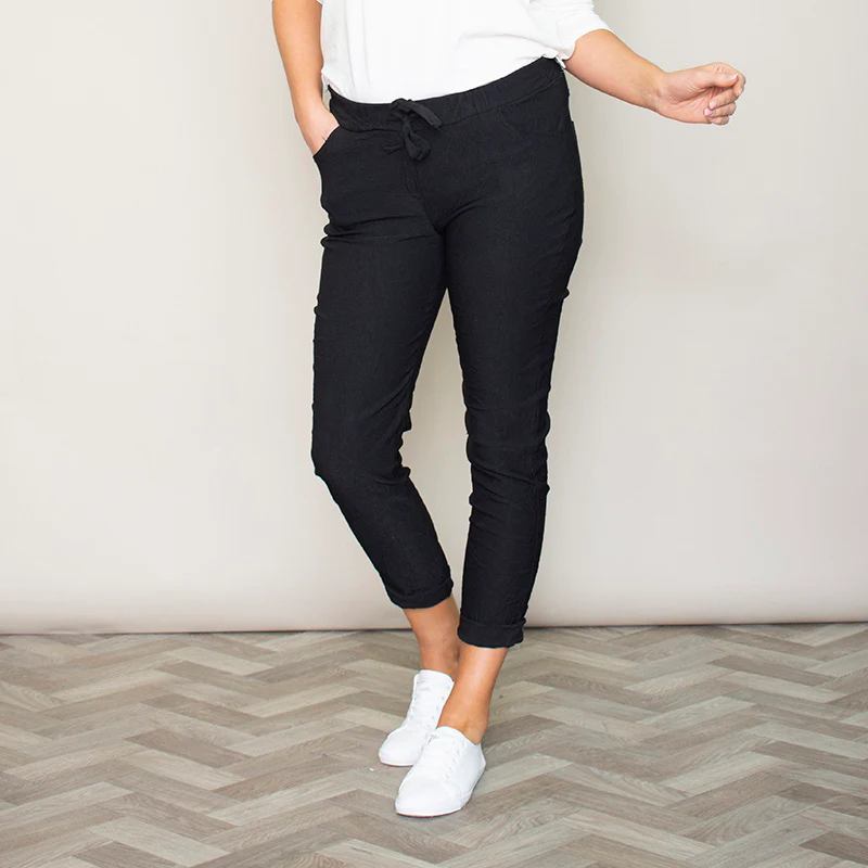 Maddie Stretch Trouser (Black) - Image 8
