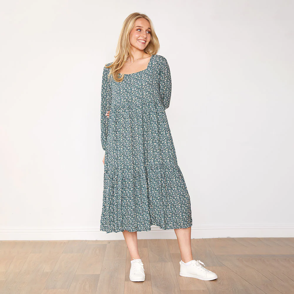 Madison Dress (Green) - Image 2