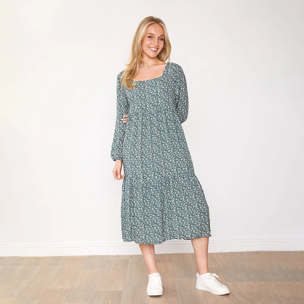 Madison Dress (Green) - Image 5
