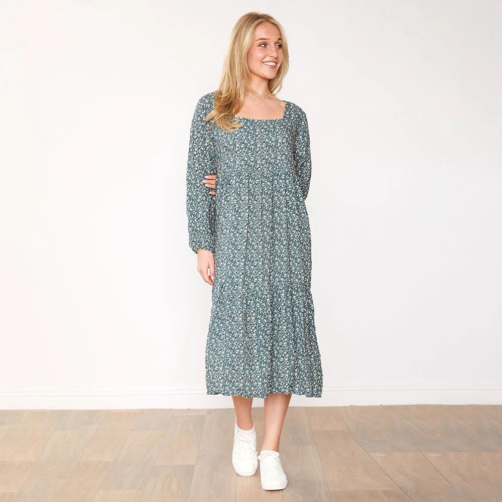 Madison Dress (Green) - Image 6