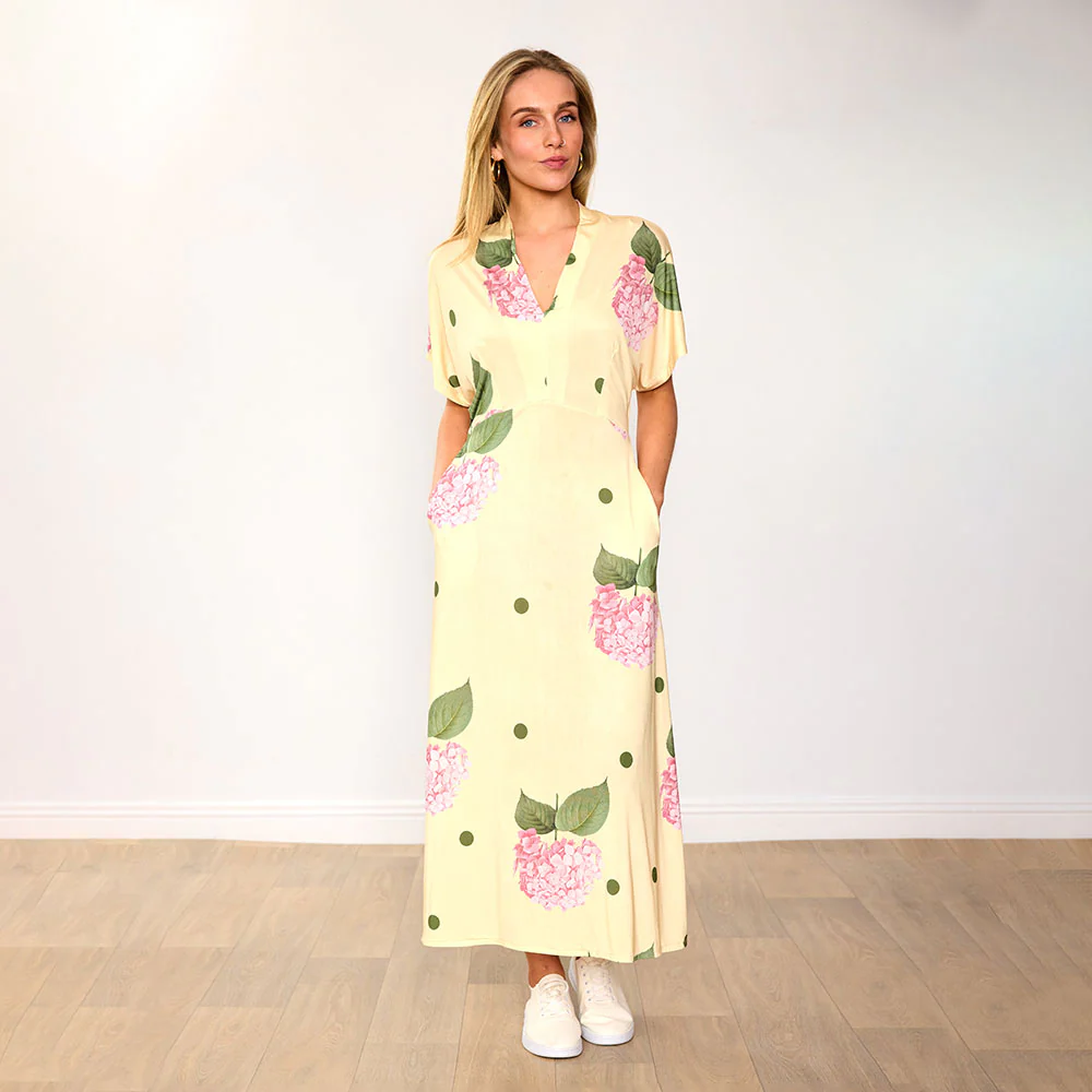 Maisie Dress (Lemon Blossom) - Image 2