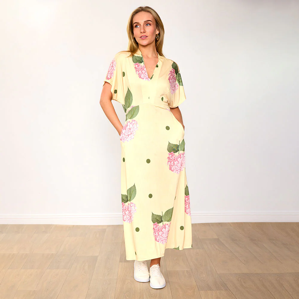 Maisie Dress (Lemon Blossom) - Image 3