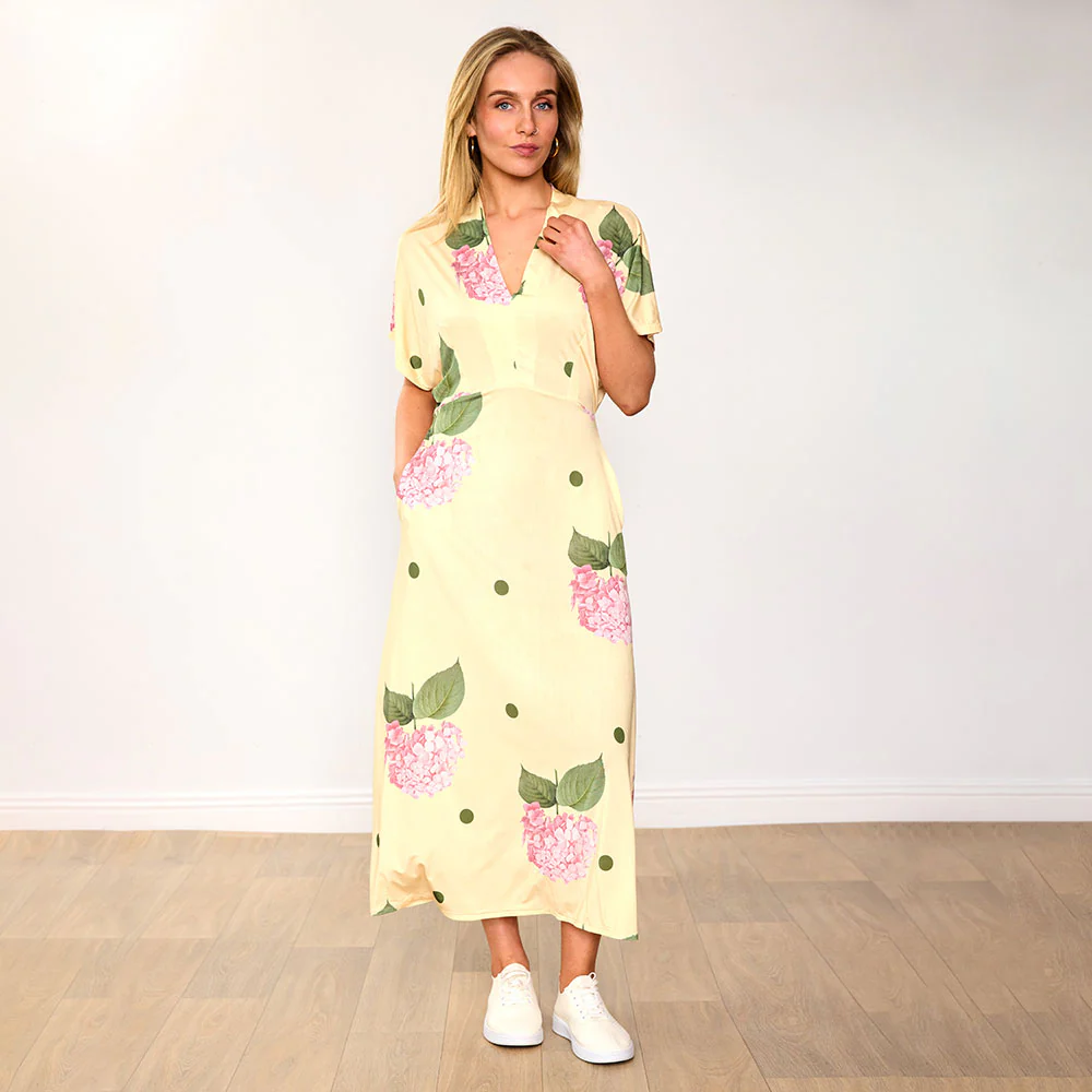 Maisie Dress (Lemon Blossom) - Image 4