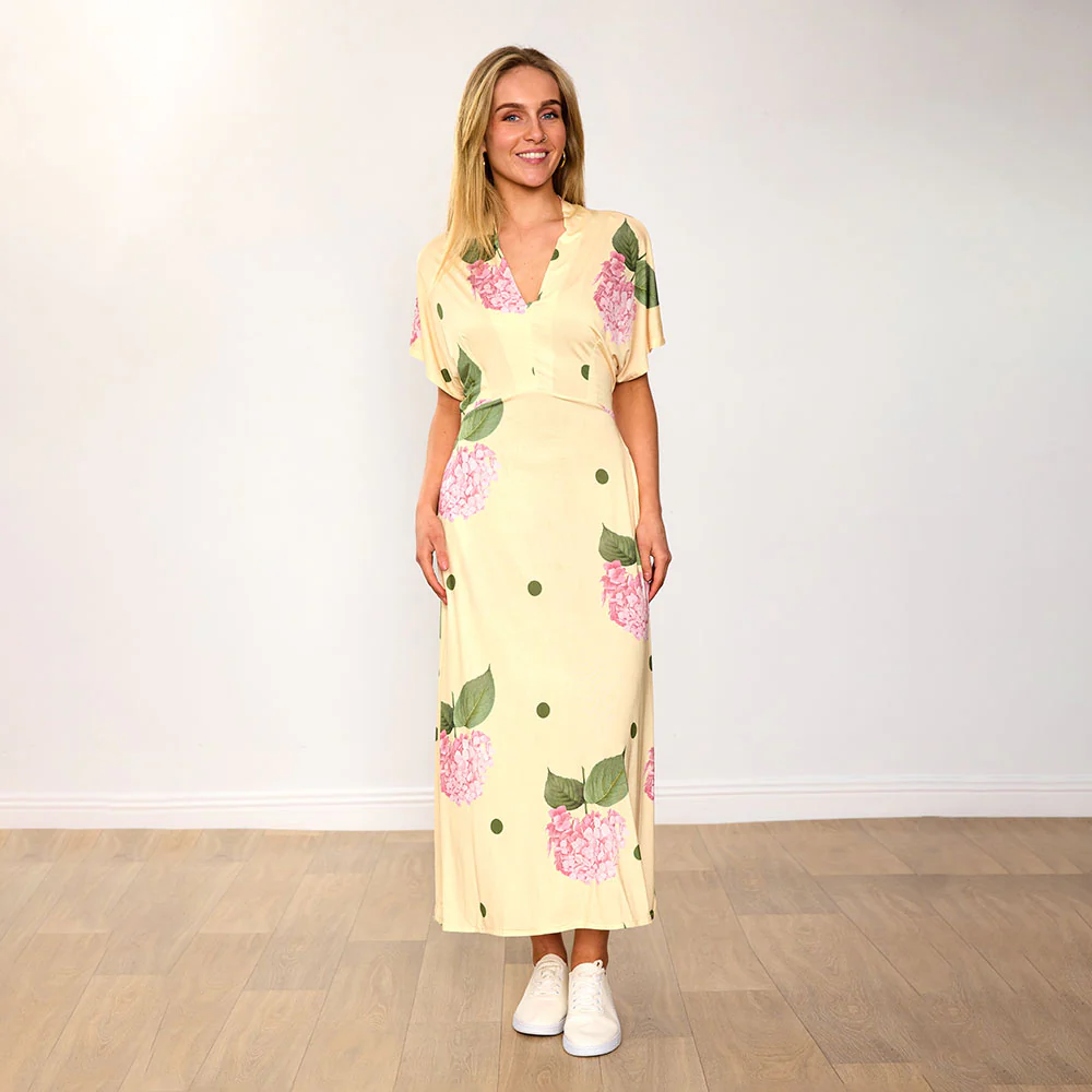 Maisie Dress (Lemon Blossom) - Image 5