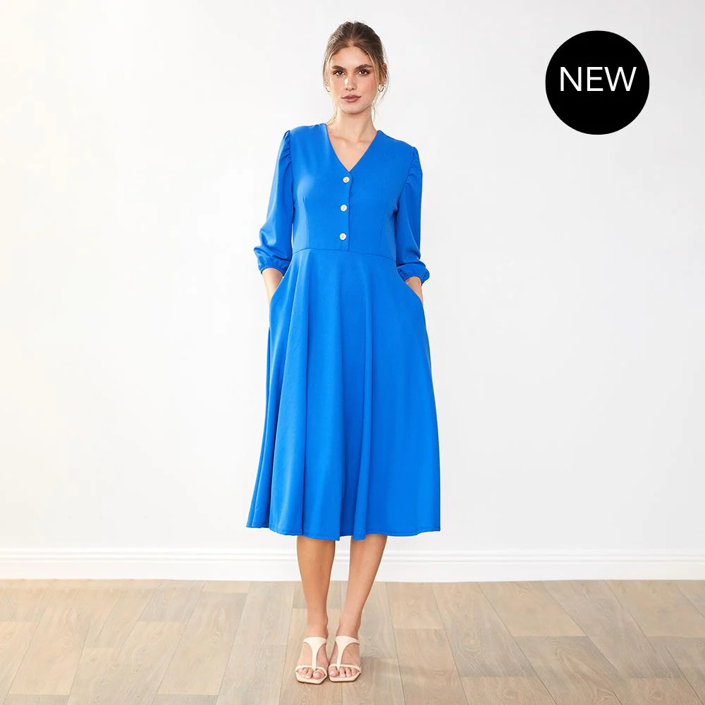 Maisy Dress (Cobalt) - Image 10