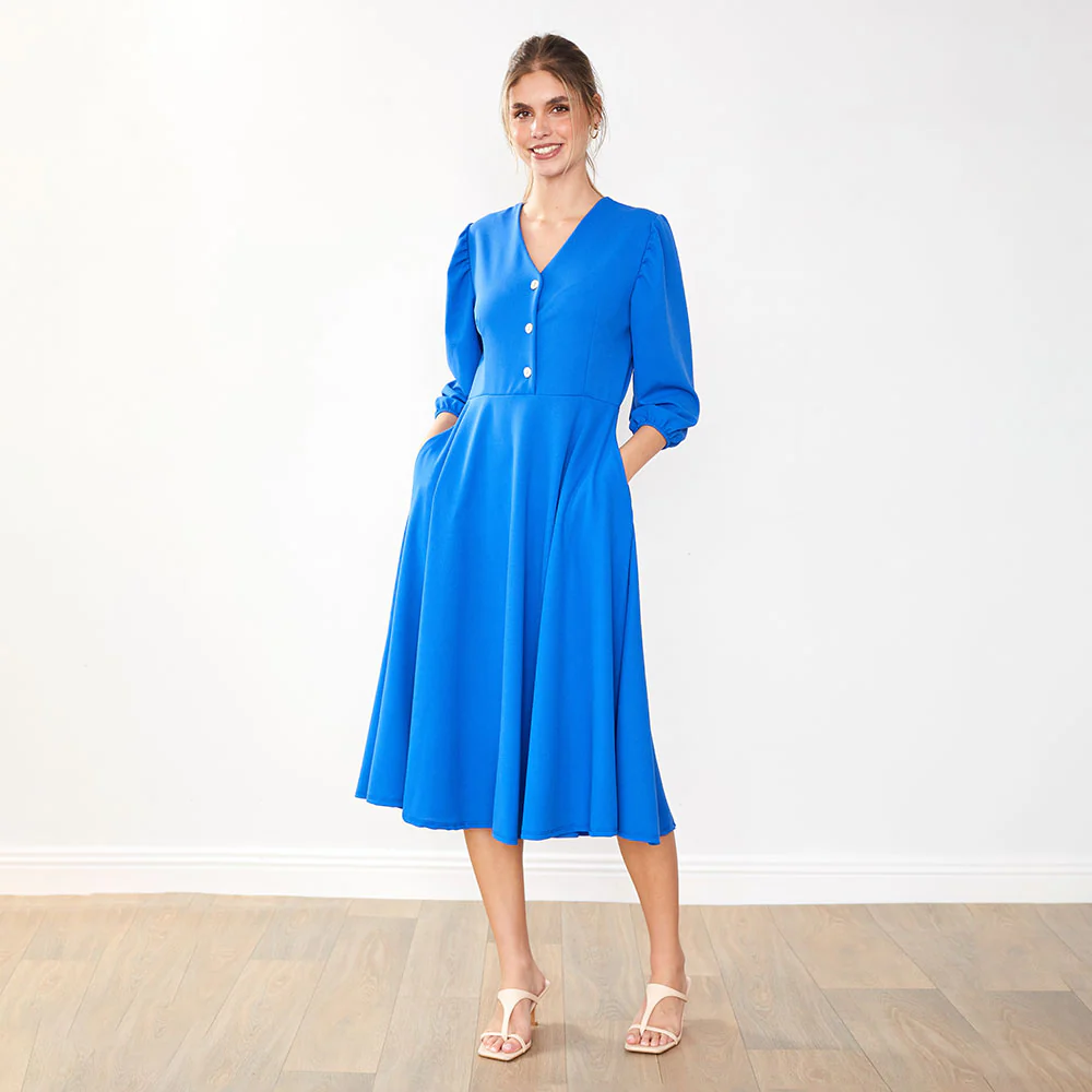 Maisy Dress (Cobalt) - Image 2