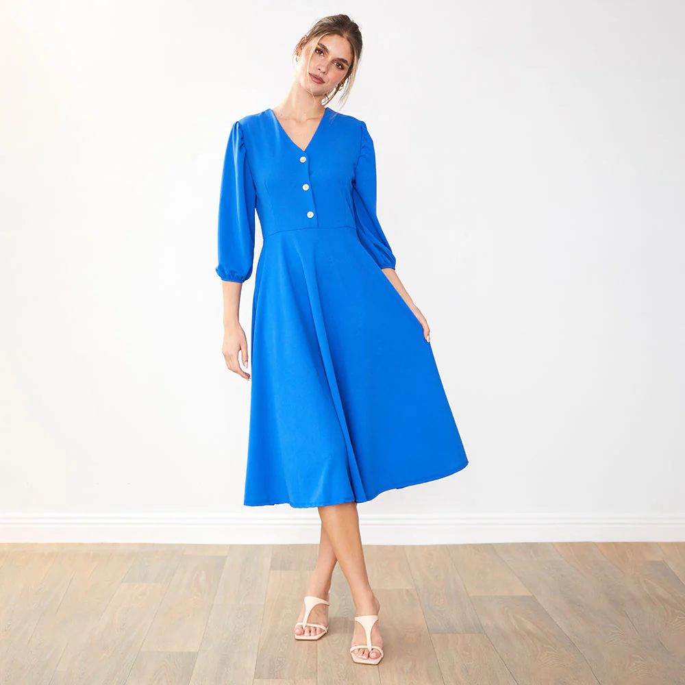 Maisy Dress (Cobalt) - Image 3