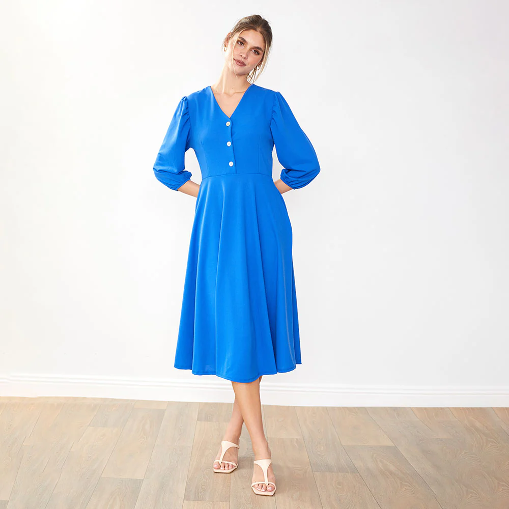 Maisy Dress (Cobalt) - Image 4