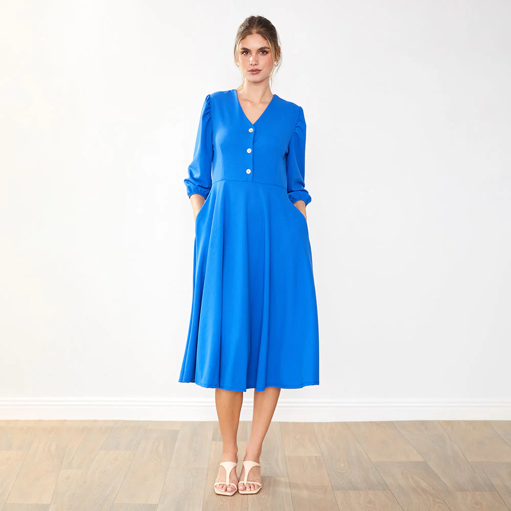 Maisy Dress (Cobalt) - Image 6