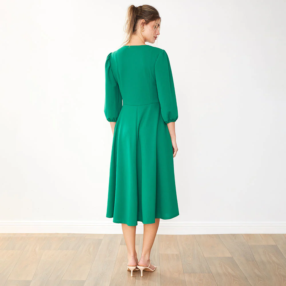 Maisy Dress (Green) - Image 9