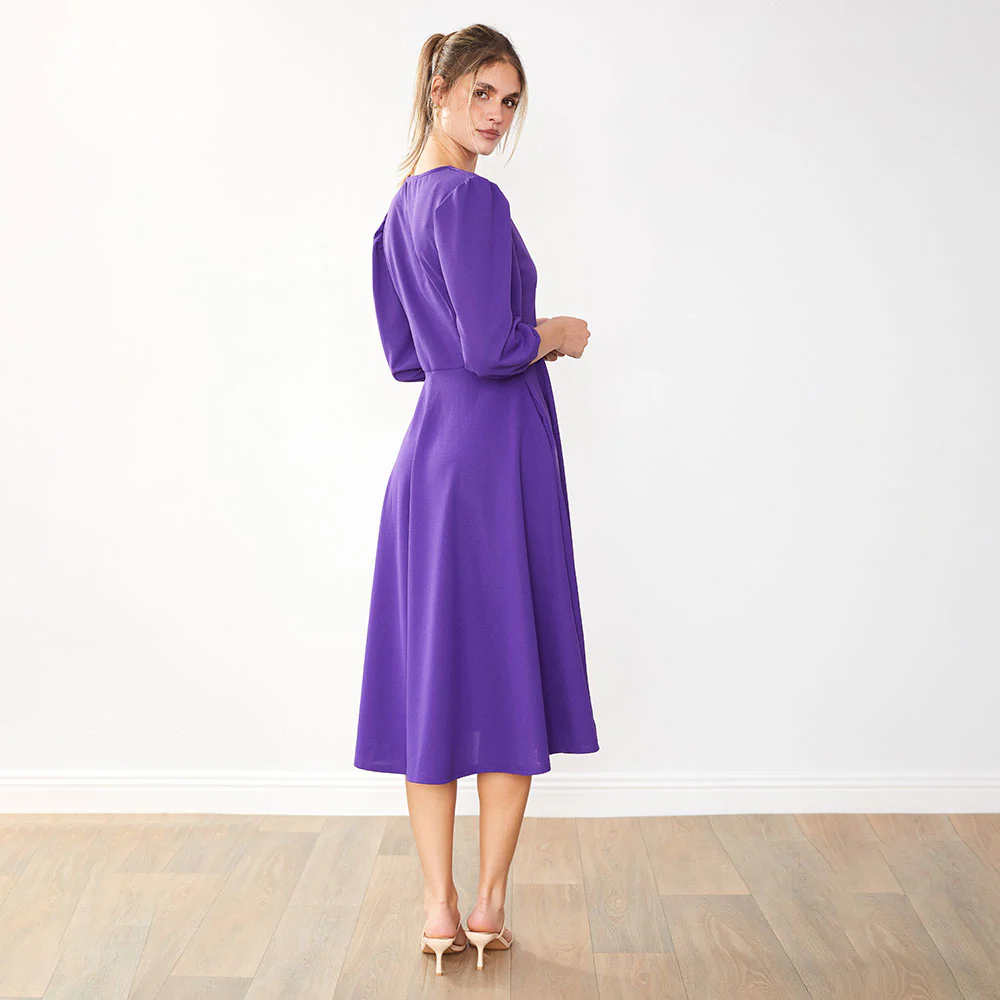 Maisy Dress (Plum) - Image 8