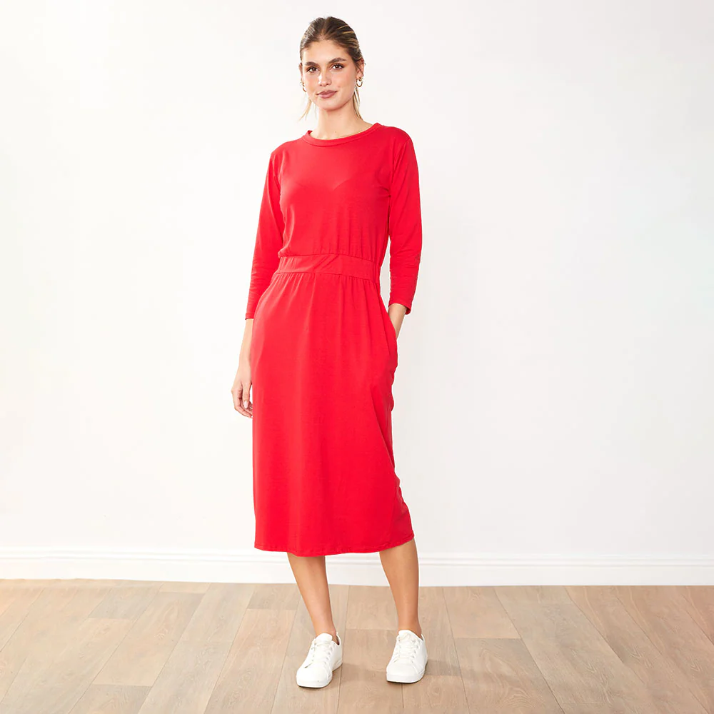 Mara Dress (Red) - Image 3