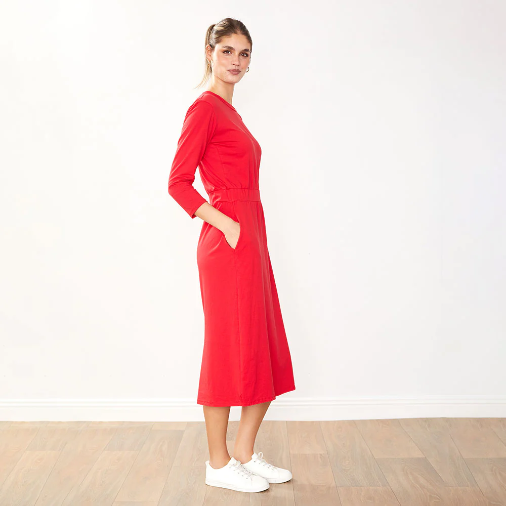 Mara Dress (Red) - Image 6