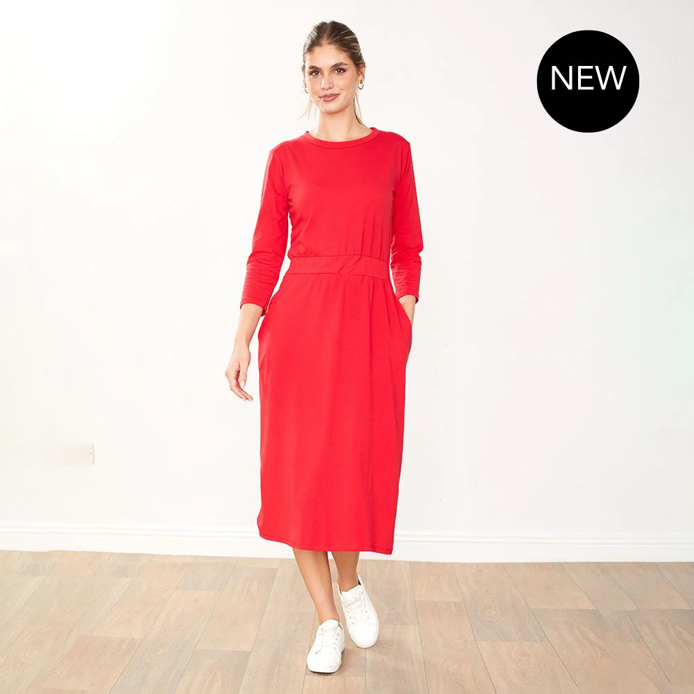 Mara Dress (Red) - Image 9