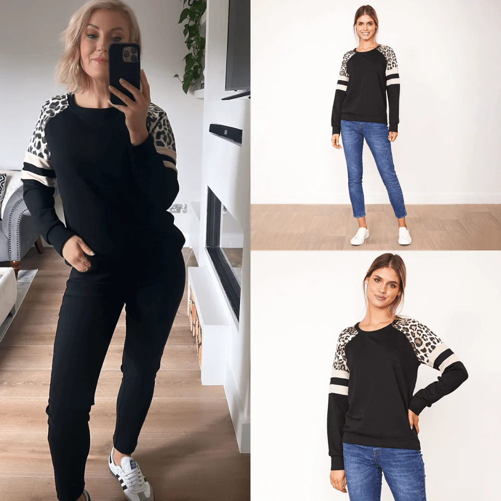 Mariah Jumper (Black Leopard) - Image 2