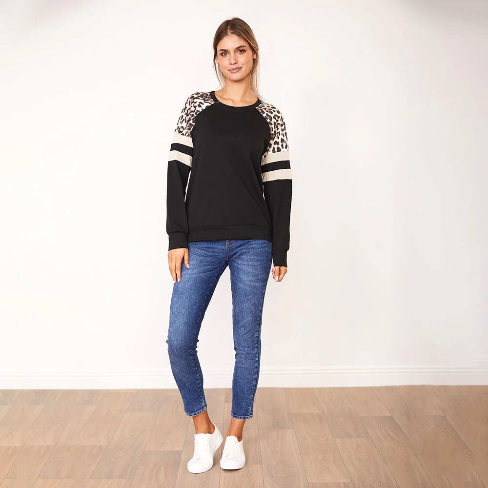 Mariah Jumper (Black Leopard) - Image 4