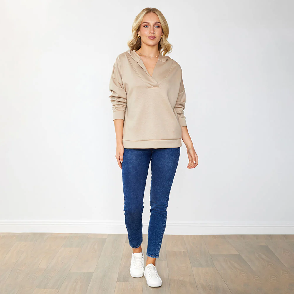 Mariah Hoody (Taupe) - Image 3