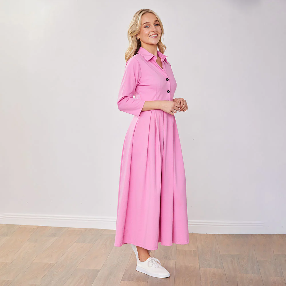 Marie Dress (Barbie Pink) - Image 18