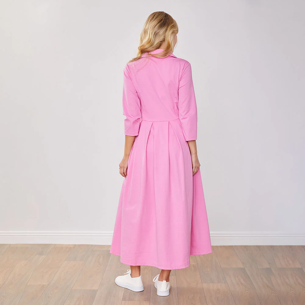 Marie Dress (Barbie Pink) - Image 22