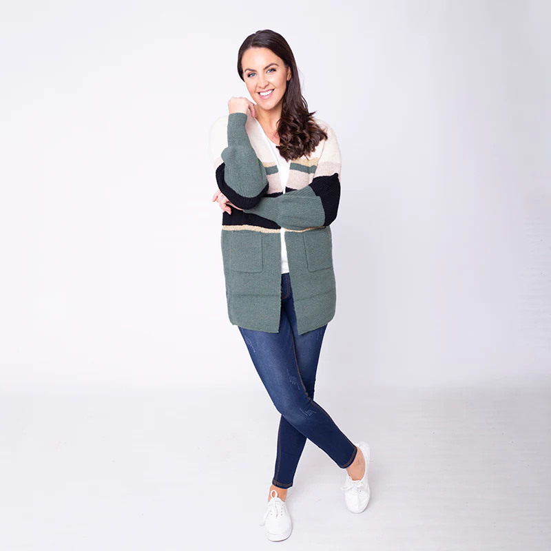 Matilda Cardigan (Forest Green) - Image 3