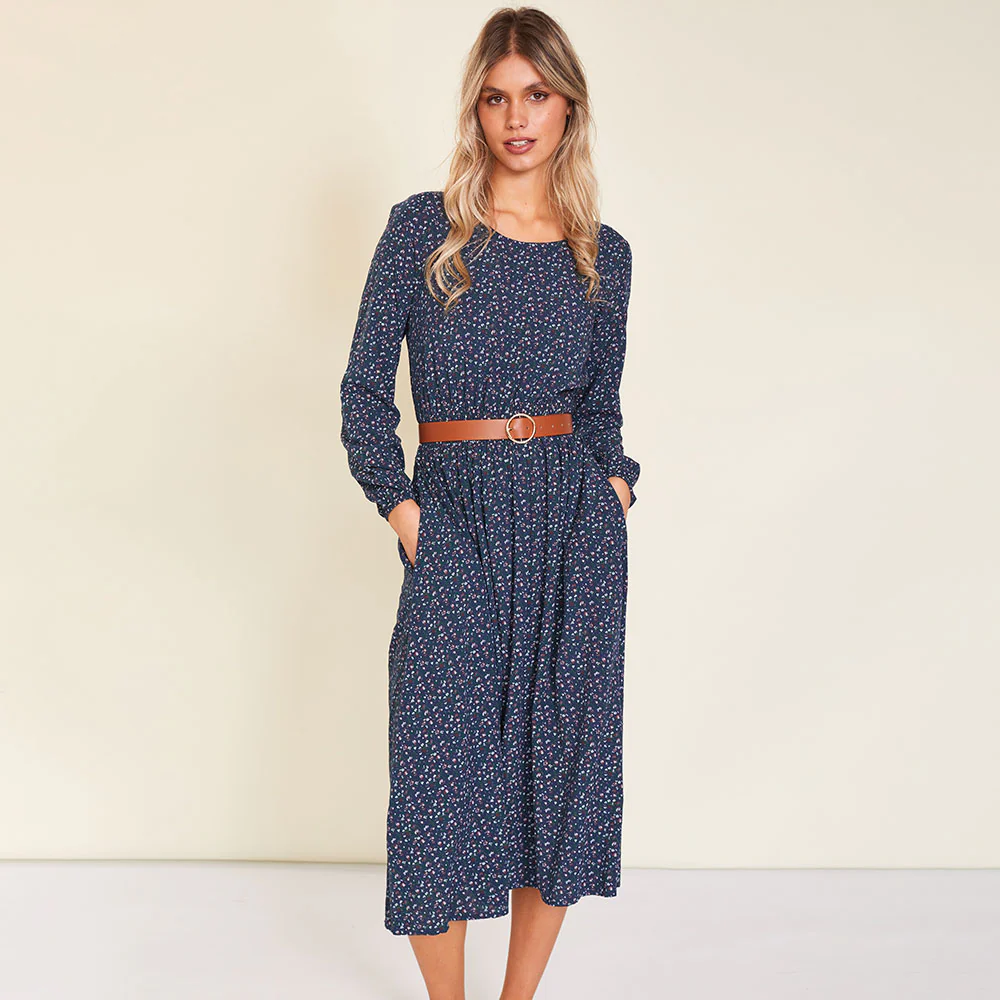 May Dress (Navy) - Image 3