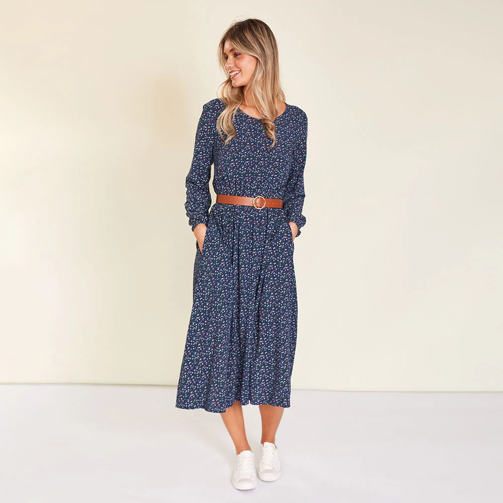 May Dress (Navy) - Image 4