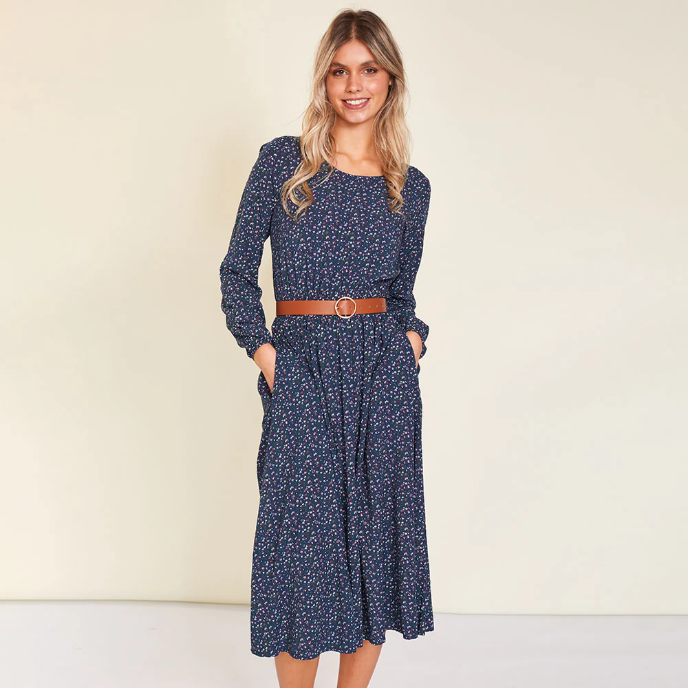 May Dress (Navy) - Image 5