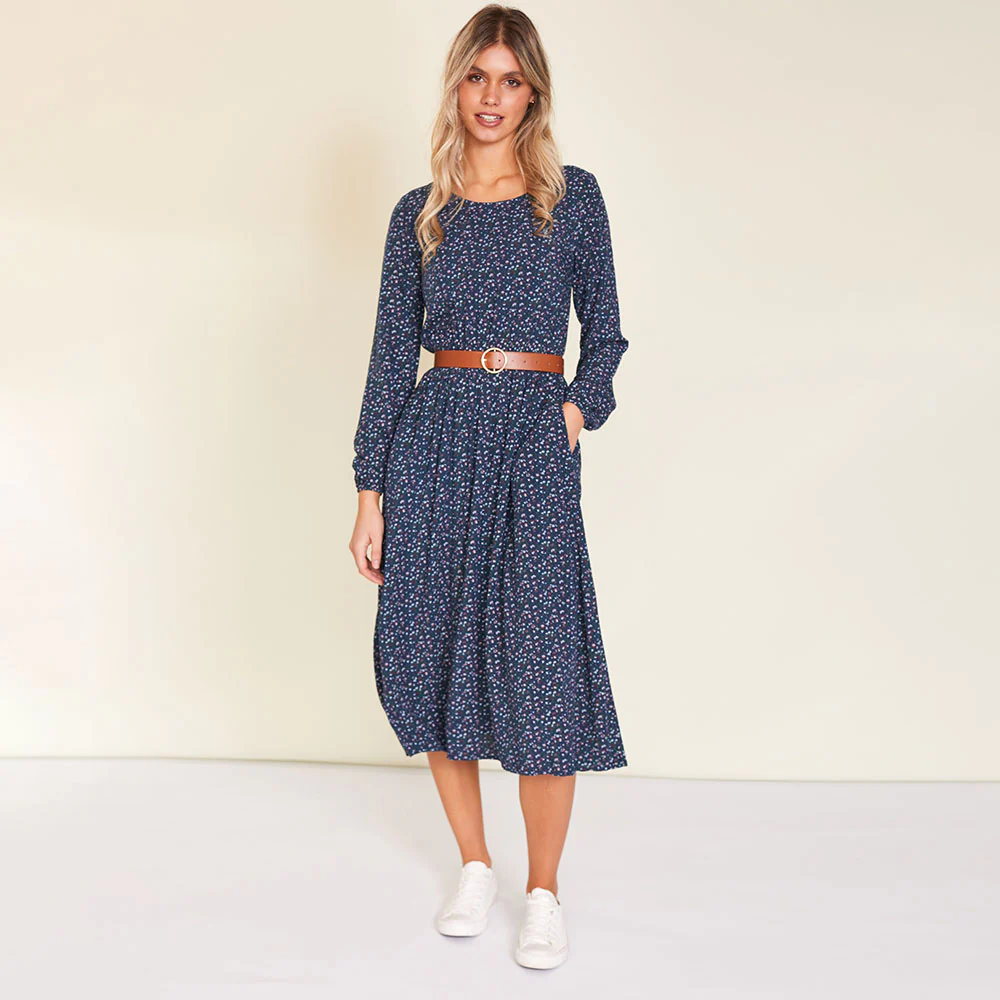 May Dress (Navy) - Image 6