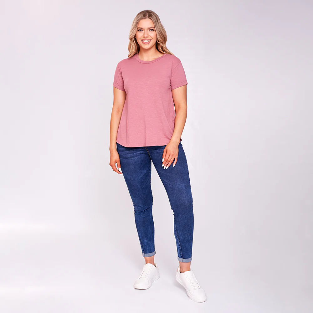 Mila T-Shirt (Mauve) - Image 2