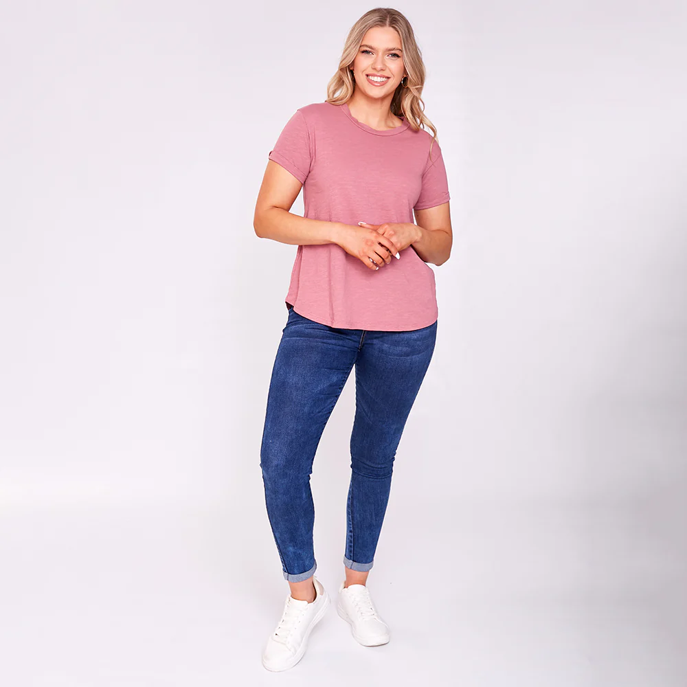 Mila T-Shirt (Mauve) - Image 3