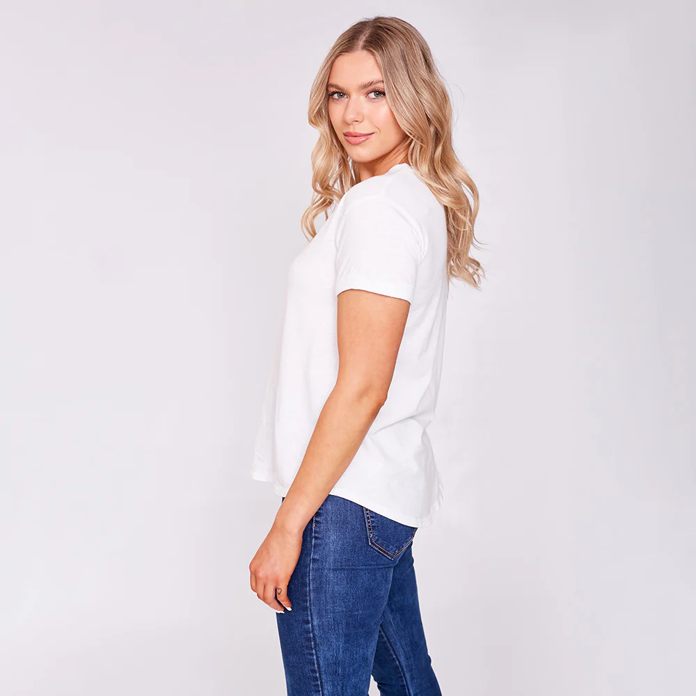 Mila T-Shirt (White) - Image 3
