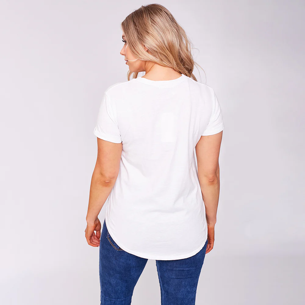 Mila T-Shirt (White) - Image 5