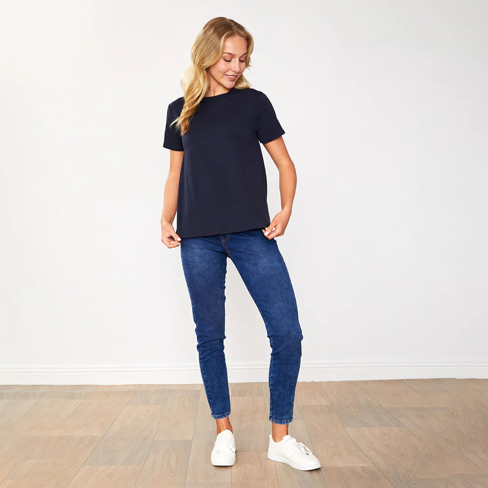 Mila Top (Navy) - Image 5