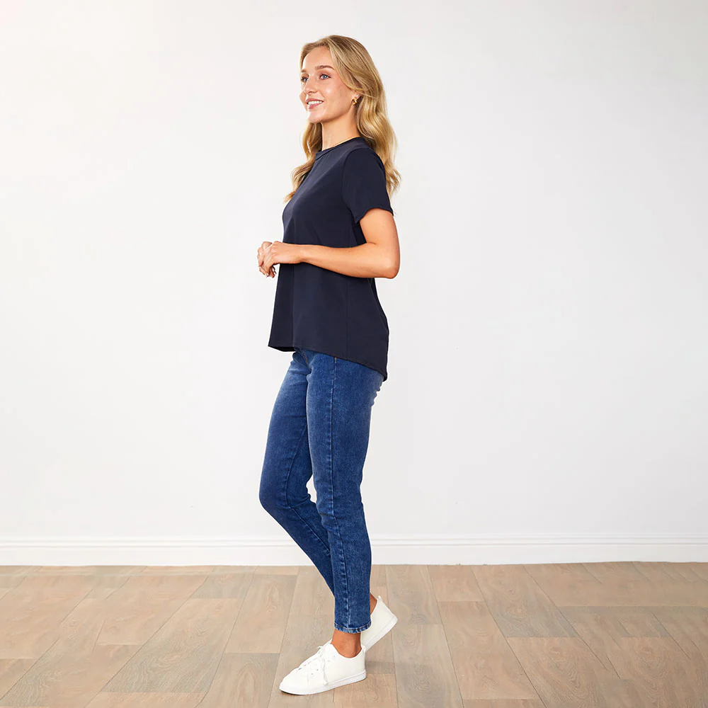 Mila Top (Navy) - Image 6