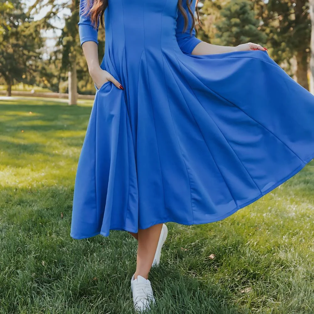 Miley Dress (Blue) - Image 12