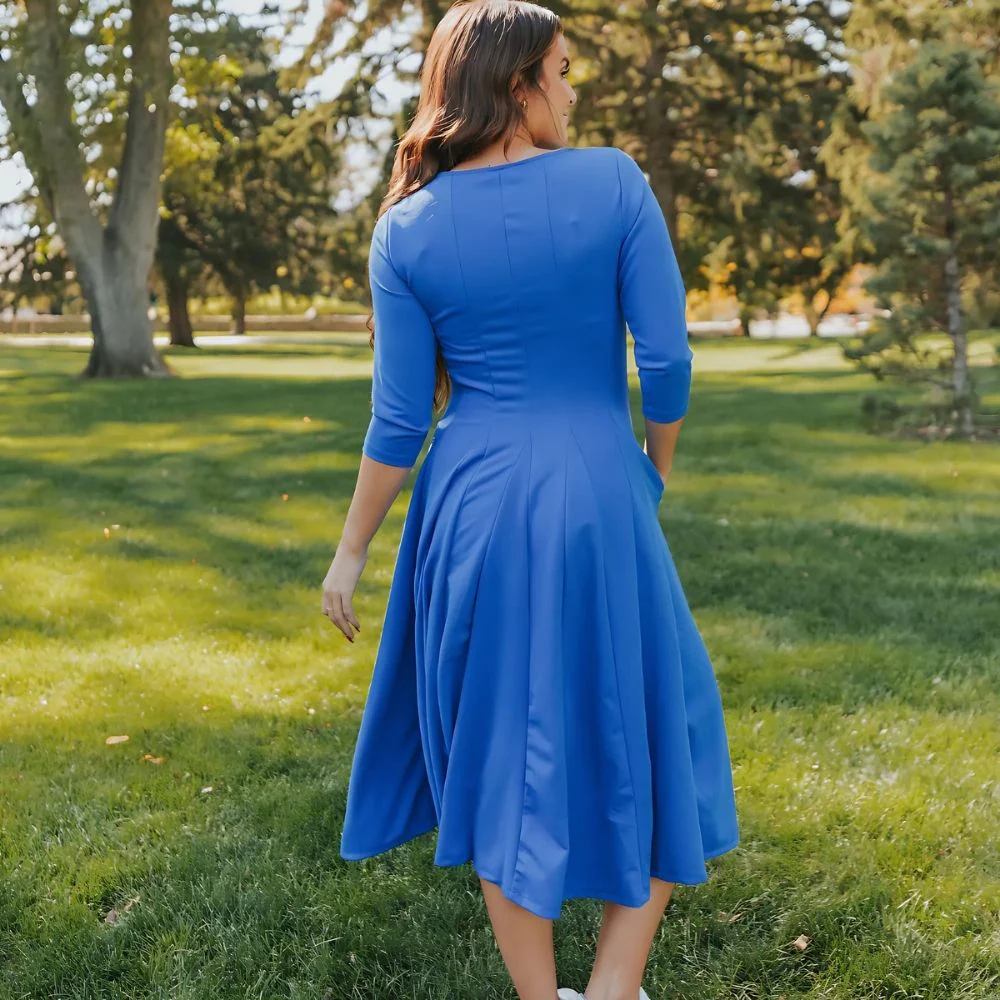 Miley Dress (Blue) - Image 14