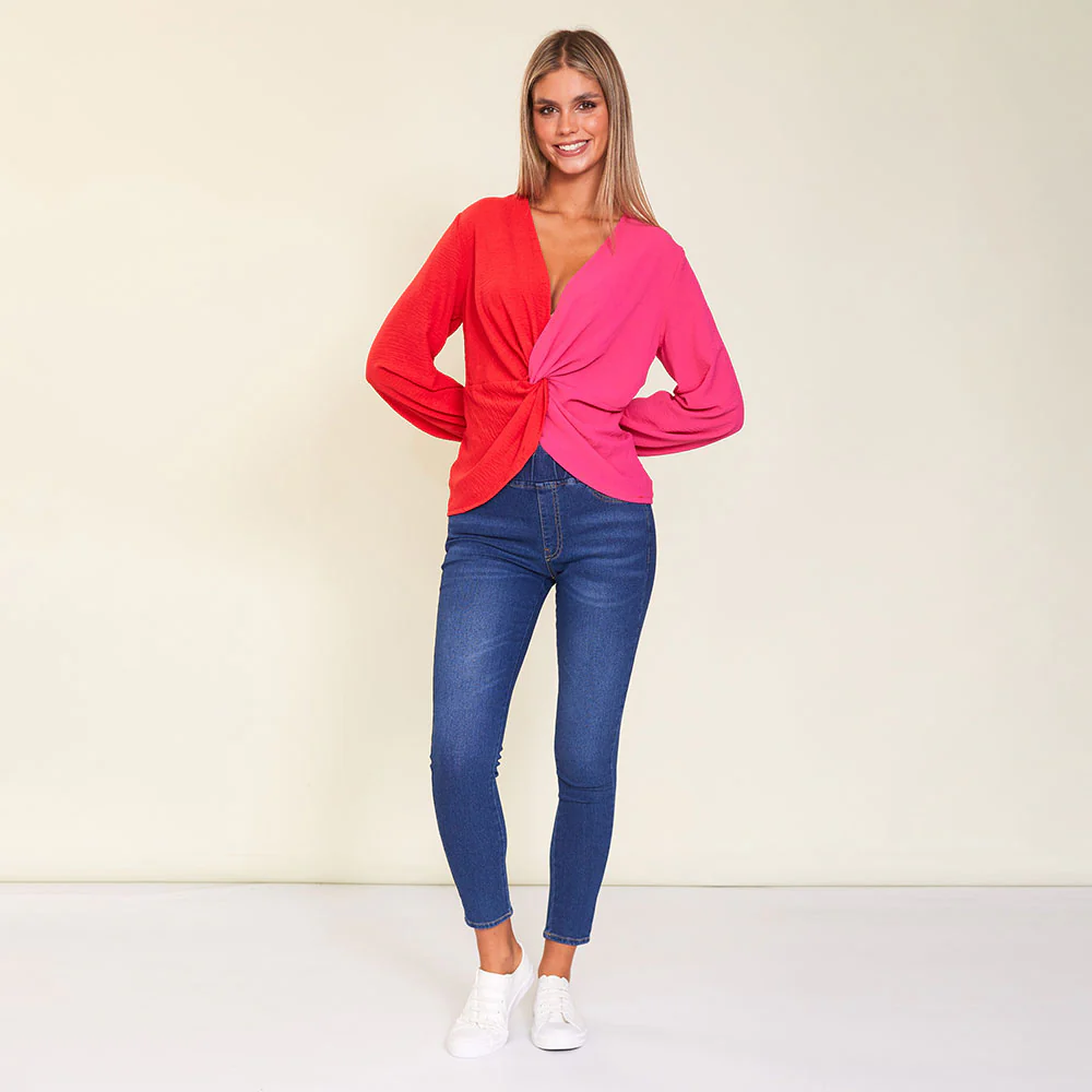 Milly Top (Red/Pink) - Image 8