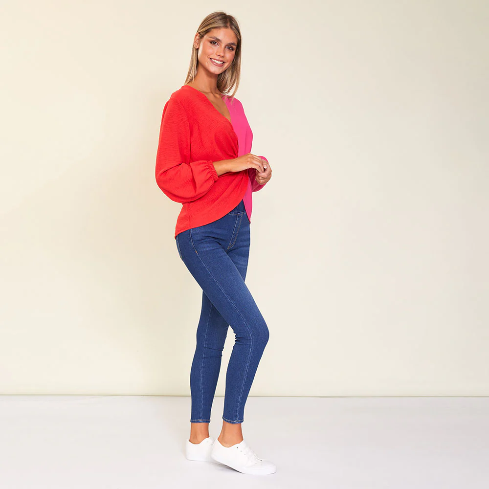 Milly Top (Red/Pink) - Image 9