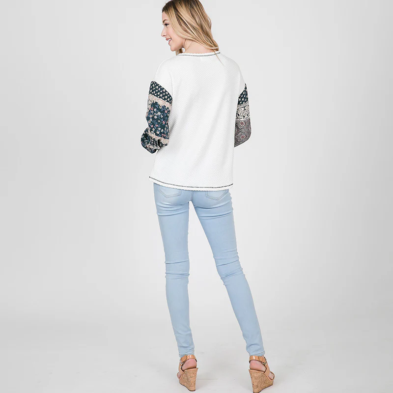 Marley Paisley Sleeve Hunter Green - Image 8
