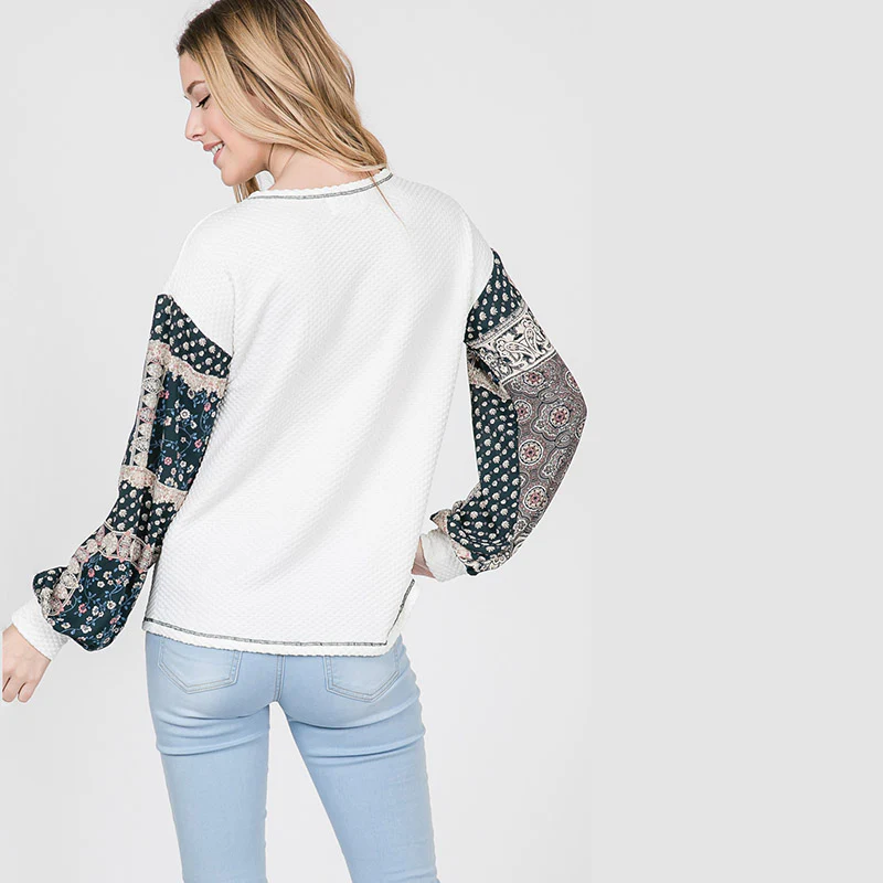 Marley Paisley Sleeve Hunter Green - Image 9