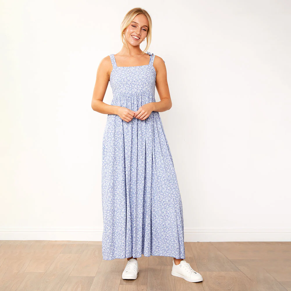 Moira Dress (Blue Floral) - Image 8