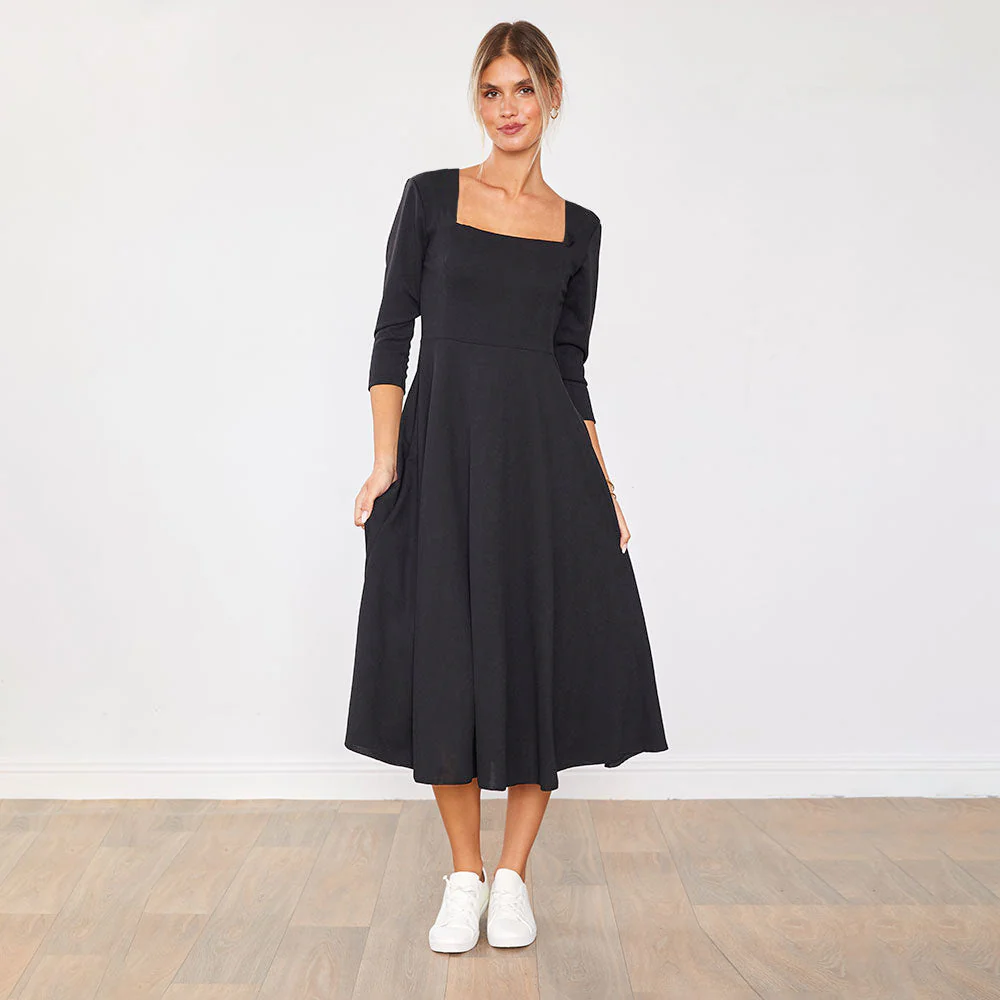 Molly Dress (Black) - Image 2